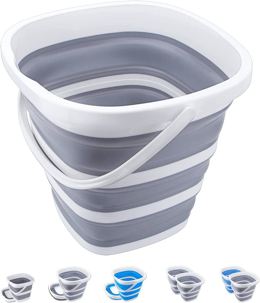 Collapsible Silicon Bucket 10L for Home & Garden